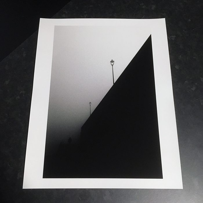 Two Lamposts, print, Kit Young