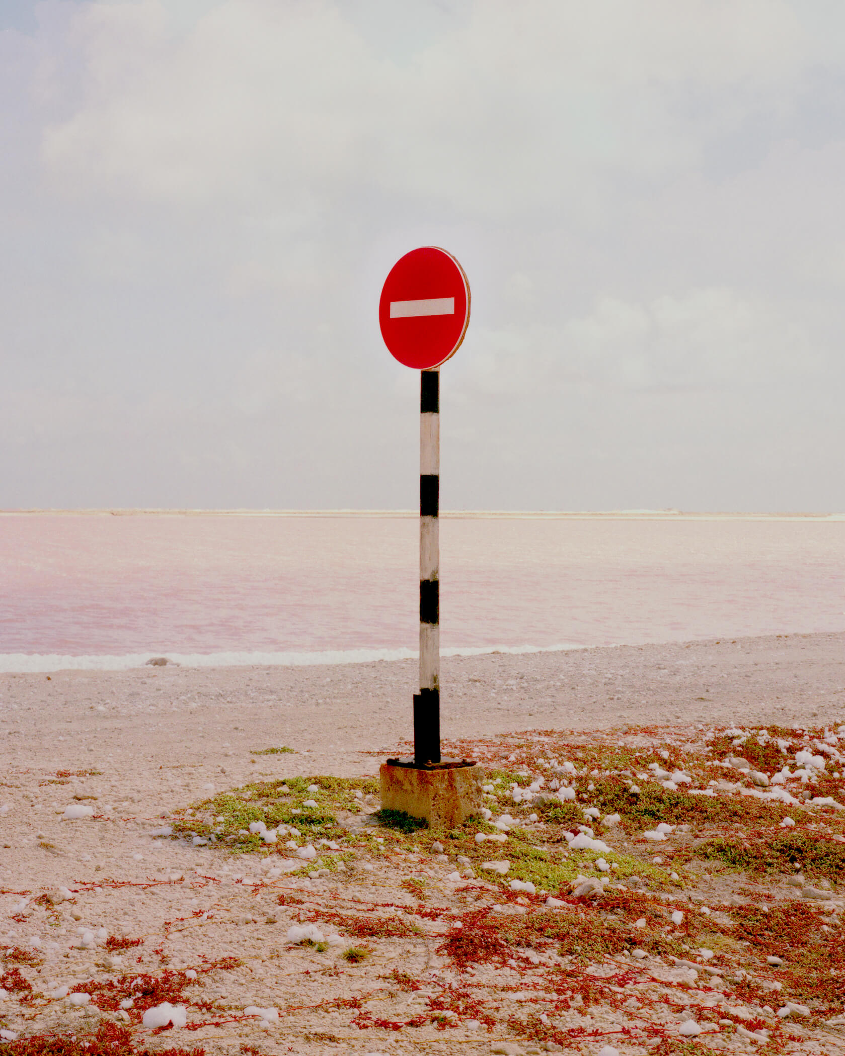 Pink Stop (Salt), 2022 | Sander Coers, from Blue Mood (Al Mar)